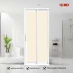 Aluminium Slide & Swing Toilet Door