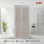 Aluminium Slide & Swing Toilet Door
