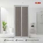Aluminium Slide & Swing Toilet Door