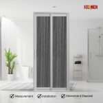 Aluminium Slide & Swing Toilet Door