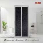 Aluminium Slide & Swing Toilet Door