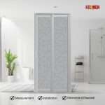 Aluminium Slide & Swing Toilet Door