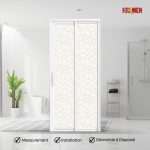 Aluminium Slide & Swing Toilet Door