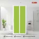 Aluminium Slide & Swing Toilet Door