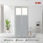 Aluminium Slide & Swing Toilet Door