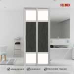 Aluminium Slide & Swing Toilet Door
