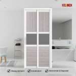 Aluminium Slide & Swing Toilet Door