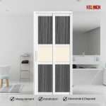 Aluminium Slide & Swing Toilet Door