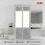 Aluminium Slide & Swing Toilet Door