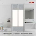 Aluminium Slide & Swing Toilet Door