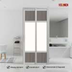 Aluminium Slide & Swing Toilet Door