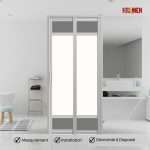 Aluminium Slide & Swing Toilet Door