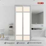 Aluminium Slide & Swing Toilet Door
