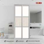 Aluminium Slide & Swing Toilet Door