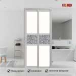 Aluminium Slide & Swing Toilet Door