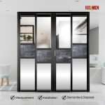 Aluminium Slide & Swing Glass Door