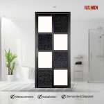Aluminium Slide & Swing Toilet Door