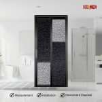 Aluminium Slide & Swing Toilet Door