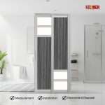 Aluminium Slide & Swing Toilet Door