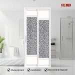 Aluminium Slide & Swing Toilet Door