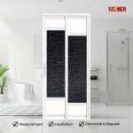 Aluminium Slide & Swing Toilet Door