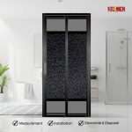Aluminium Slide & Swing Toilet Door